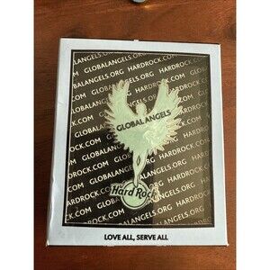 Hard Rock Global Angels Charity Figure w/ Wings Mint Green HRC Vtg NIB NIP Rare